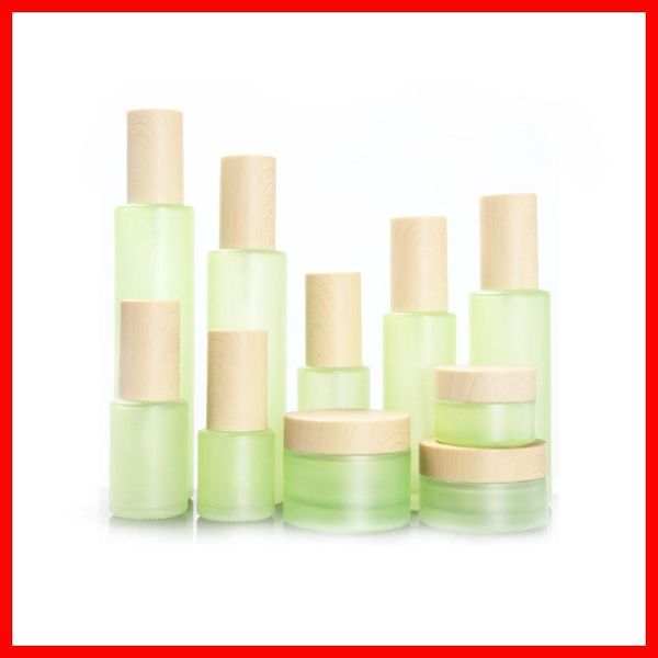 storage bottles & jars 80ml frosted green glass empty w wood grain cap lotion/spay pump cosmetic packing bottle 100pcs/lot
storage bottles & jars 80ml frosted green glass empty w wood grain cap lotion/spay pump cosmetic packing bottle 100pcs/lot