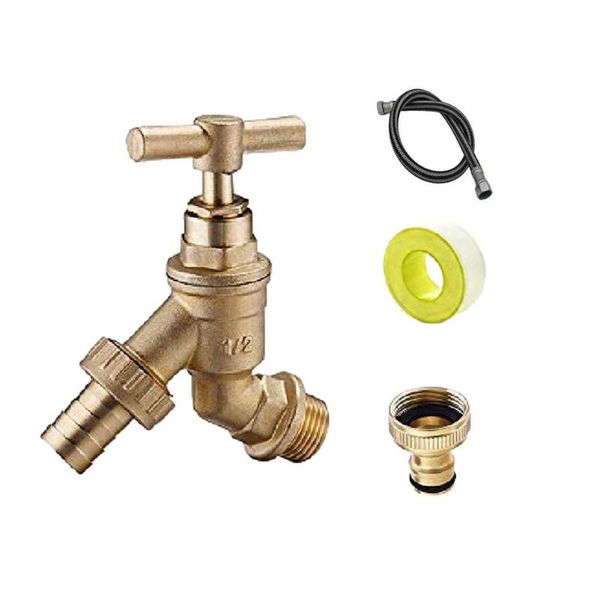 watering equipments 1/2inch bsp brass faucet with 3/4inch threaded adapter for home garden water connectors
watering equipments 1/2inch bsp brass faucet with 3/4inch threaded adapter for home garden water connectors