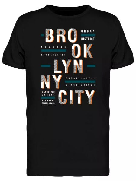 brooklyn cool ny typography men's tee -image by shutterstock, White;black
brooklyn cool ny typography men's tee -image by shutterstock, White;black