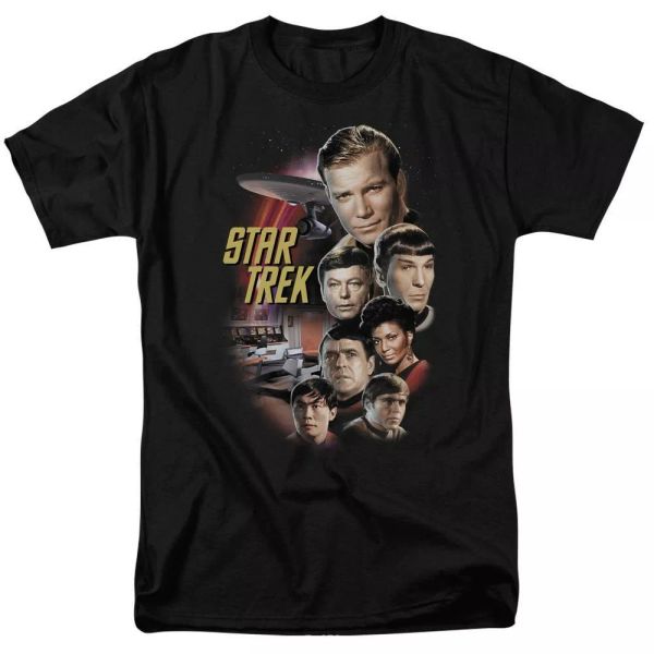 star trek original the classic crew tv show t-shirt sizes s-3x new, White;black
star trek original the classic crew tv show t-shirt sizes s-3x new, White;black