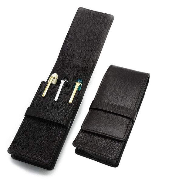 pencil bags leather fountain pen case for 3 pens pouch separate slot organizer carrying
pencil bags leather fountain pen case for 3 pens pouch separate slot organizer carrying