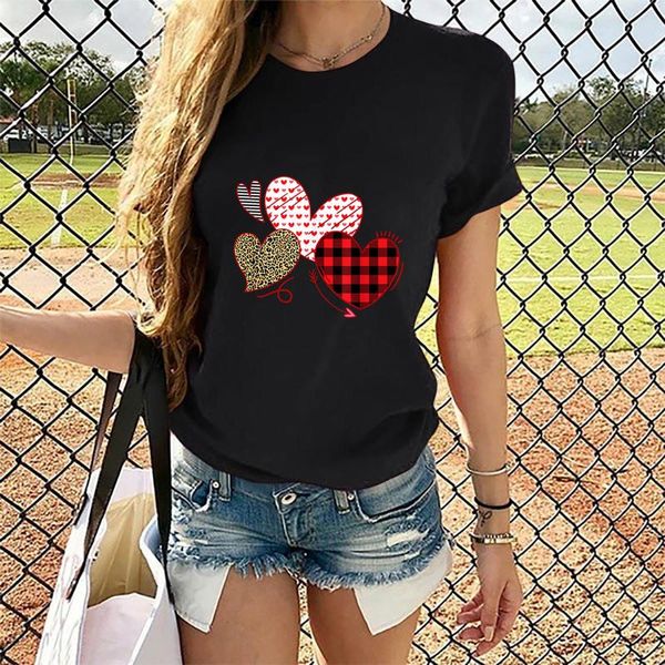 women's t-shirt heart printed t-shirts short sleeve girls oversize loose tshirts women clothing valentine's day tee shirt, White
women's t-shirt heart printed t-shirts short sleeve girls oversize loose tshirts women clothing valentine's day tee shirt, White