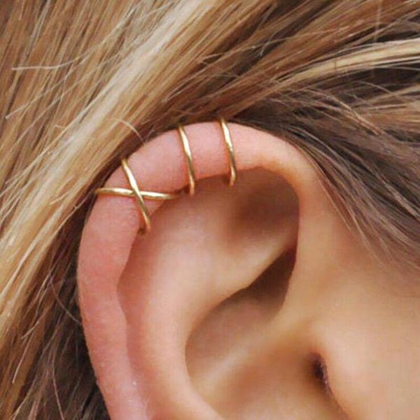 clip-on & screw back of-lilu 5pcs/set 2021 fashion ear cuffs gold leaf cuff clip earrings for women 4 colors no piercing fake cartilage earr, Silver
clip-on & screw back of-lilu 5pcs/set 2021 fashion ear cuffs gold leaf cuff clip earrings for women 4 colors no piercing fake cartilage earr, Silver