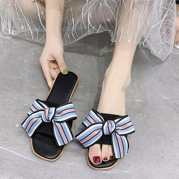 womens casual slippers ladies beach summer shoes women slip on bow-knot flat slides outdoor female flip flops, Black
womens casual slippers ladies beach summer shoes women slip on bow-knot flat slides outdoor female flip flops, Black