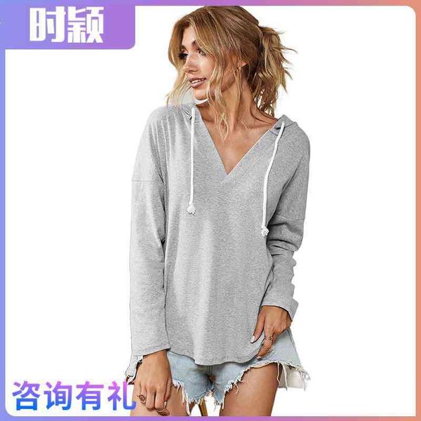 solid color home clothes new v-neck home hooded can wear long sleeved pajamas for women, Black;red
solid color home clothes new v-neck home hooded can wear long sleeved pajamas for women, Black;red