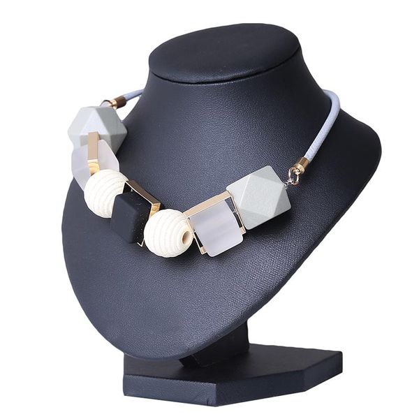 pendant necklaces women & pendants wood beads geometric necklace for jewelry statement colored rope chain birthday, Silver
pendant necklaces women & pendants wood beads geometric necklace for jewelry statement colored rope chain birthday, Silver