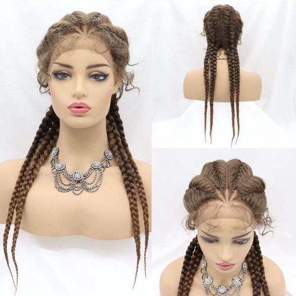synthetic wigs melody long blonde brown 4 braided wig 360 full lace natural box braid 1b# color cornrow with baby hair halloween, Black
synthetic wigs melody long blonde brown 4 braided wig 360 full lace natural box braid 1b# color cornrow with baby hair halloween, Black