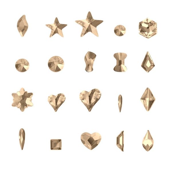 nail art decorations yanruo 20/100pcs mix sizes crystal golden shadow rhinestones glitter glass diy nails tips stones decoration, Silver;gold
nail art decorations yanruo 20/100pcs mix sizes crystal golden shadow rhinestones glitter glass diy nails tips stones decoration, Silver;gold