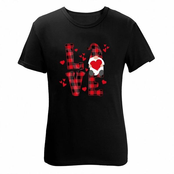 women's t-shirt fashion casual valentine's day letter printing short sleeve top, White
women's t-shirt fashion casual valentine's day letter printing short sleeve top, White