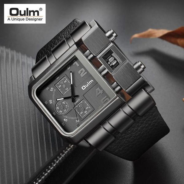 wristwatches oulm 3364 big square dial watches men sport male quartz watch pu leather men's wristwatch relogio masculino, Slivery;brown
wristwatches oulm 3364 big square dial watches men sport male quartz watch pu leather men's wristwatch relogio masculino, Slivery;brown