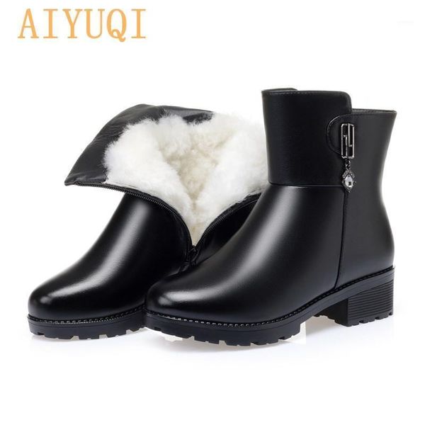 boots aiyuqi womens snow genuine leather 2021 fashion women short mid-heel large size 42 43 winter shoes ladies1, Black
boots aiyuqi womens snow genuine leather 2021 fashion women short mid-heel large size 42 43 winter shoes ladies1, Black