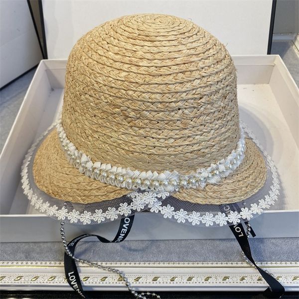big sister same straw hat net red elegant pearl eaves hat detachable chain signature fashion fisherman's hat girl zy, Blue;gray
big sister same straw hat net red elegant pearl eaves hat detachable chain signature fashion fisherman's hat girl zy, Blue;gray