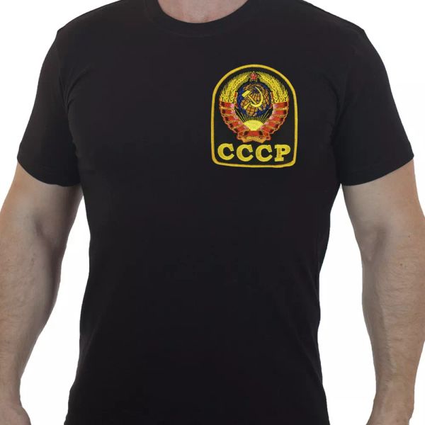 t-shirt with russian t-shirts russia putin military men's clothing army ussr, White;black
