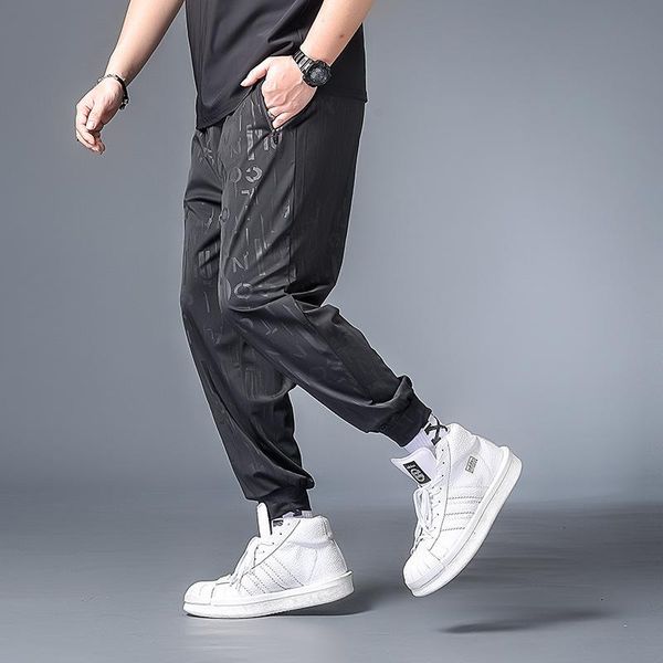 men's pants fat trendy large size ice silk casual plus increase quick-drying loose slim sports trousers thin summer and autumn, Black
men's pants fat trendy large size ice silk casual plus increase quick-drying loose slim sports trousers thin summer and autumn, Black