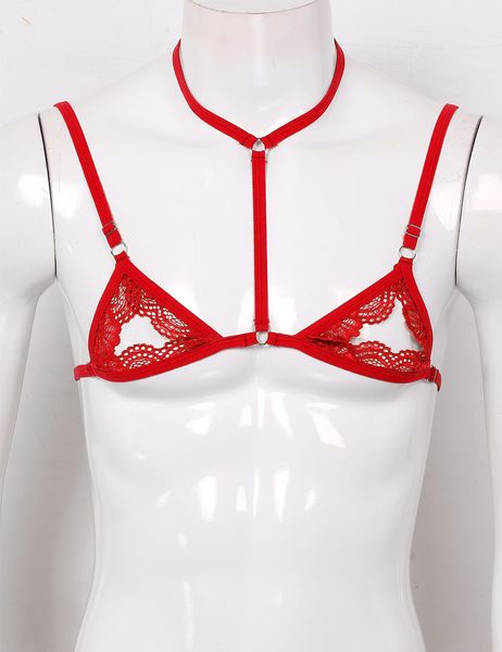 mens sheer lace lingerie halter adjustable spaghetti straps bra sissy erotic open nipples bralette gay wire-unlined bra top, Black;white
mens sheer lace lingerie halter adjustable spaghetti straps bra sissy erotic open nipples bralette gay wire-unlined bra top, Black;white