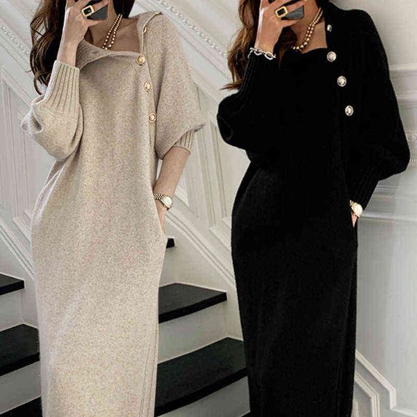 casual dresses autumn and winter with coat medium length temperament light luxury dign sense skirt french knee sweater versatile knitted, Black;gray
casual dresses autumn and winter with coat medium length temperament light luxury dign sense skirt french knee sweater versatile knitted, Black;gray