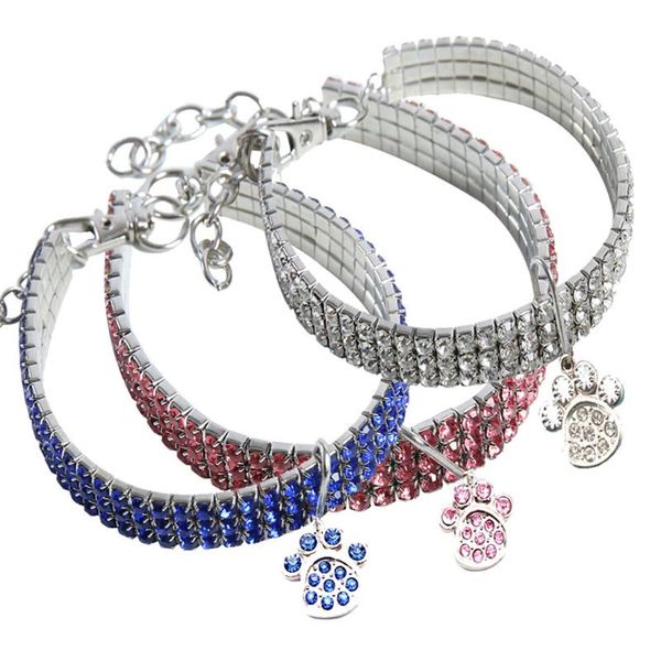 dog collars & leashes trsnser collar white mini pet dogs bling chocker fancy footprint rhinestone necklace harness 19mer18 p35 
dog collars & leashes trsnser collar white mini pet dogs bling chocker fancy footprint rhinestone necklace harness 19mer18 p35