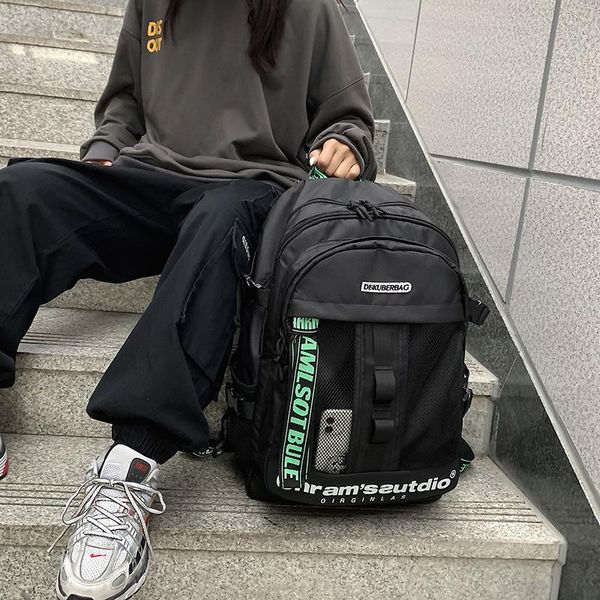 backpack original brand korea ins literary letter streamer foreign student couple large-capacity street shooting school bag
backpack original brand korea ins literary letter streamer foreign student couple large-capacity street shooting school bag