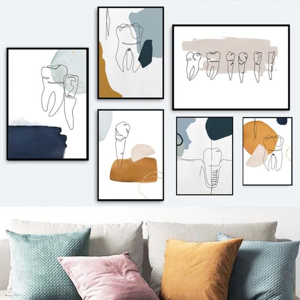 paintings abstract line teeth modern dental clinic wall art canvas painting posters and prints pictures dentist office decor aestheti
paintings abstract line teeth modern dental clinic wall art canvas painting posters and prints pictures dentist office decor aestheti