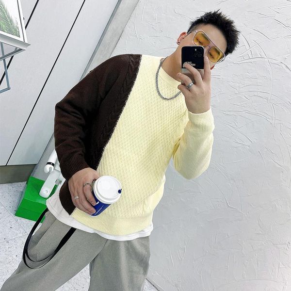 men's sweaters sj11180 fashion 2021 runway luxury european design party style clothing, White;black
men's sweaters sj11180 fashion 2021 runway luxury european design party style clothing, White;black