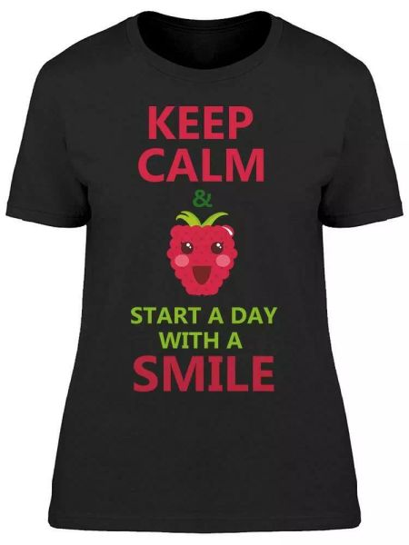 Start Day With A Smile Tee Women's -Image by Shutterstock Women's T-shirt, White;black
Start Day With A Smile Tee Women's -Image by Shutterstock Women's T-shirt, White;black