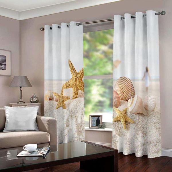 curtain & drapes modern living room curtains starfish shell theme window decoration blackout po cortinas
curtain & drapes modern living room curtains starfish shell theme window decoration blackout po cortinas
