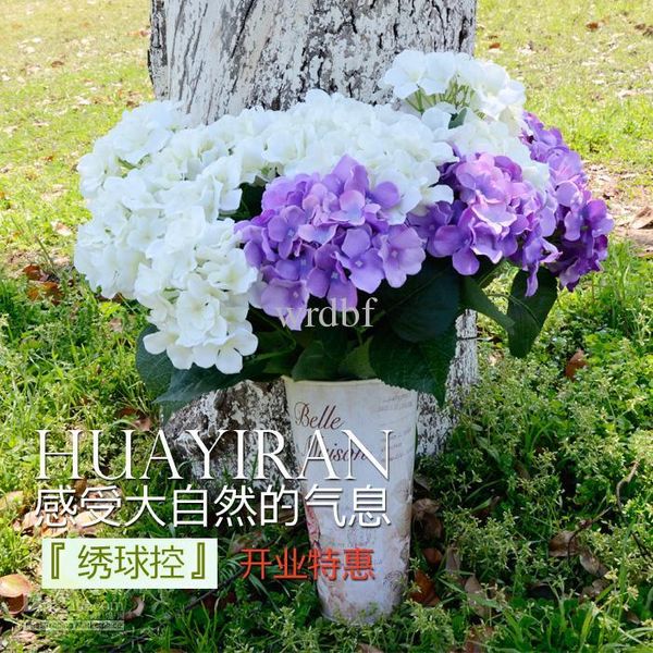 one piece (7 stems/bunch) 51cm long european style silk artificial hydrangea flower fake bush for wedding bouquet home de decorative flowers
one piece (7 stems/bunch) 51cm long european style silk artificial hydrangea flower fake bush for wedding bouquet home de decorative flowers