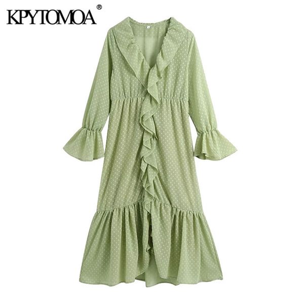women chic fashion ruffled chiffon midi dress long sleeve with lining female dresses vestidos mujer 210420, White
women chic fashion ruffled chiffon midi dress long sleeve with lining female dresses vestidos mujer 210420, White