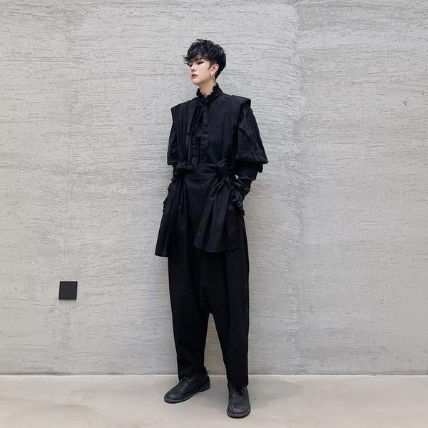 men loose casual harem bib pant man women fashion dark black streetstyle hip hop gothic ankle length pants stage clothing japan men's
men loose casual harem bib pant man women fashion dark black streetstyle hip hop gothic ankle length pants stage clothing japan men's
