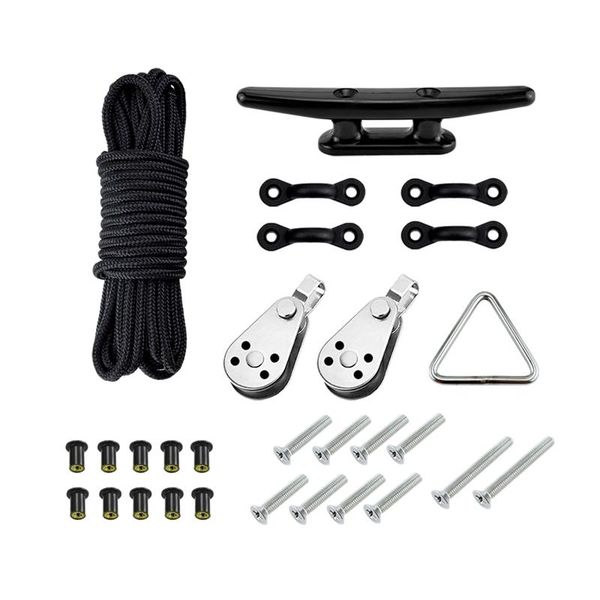 rafts/inflatable boats anchor trolley kit car rope cleat pulley block rigging eye cleats ring accessory
rafts/inflatable boats anchor trolley kit car rope cleat pulley block rigging eye cleats ring accessory
