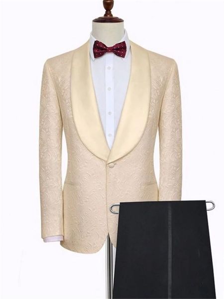 men's suits & blazers est groomsmen shawl satin lapel groom tuxedos beige and black men wedding/prom man ( jacket + pants tie ) z56, White;black
men's suits & blazers est groomsmen shawl satin lapel groom tuxedos beige and black men wedding/prom man ( jacket + pants tie ) z56, White;black