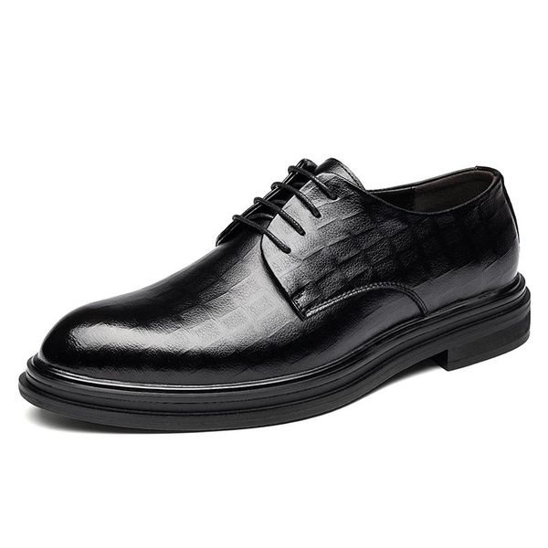 dress shoes mens formal oxford for men increase wedding laces leather business casual large size, Black
dress shoes mens formal oxford for men increase wedding laces leather business casual large size, Black