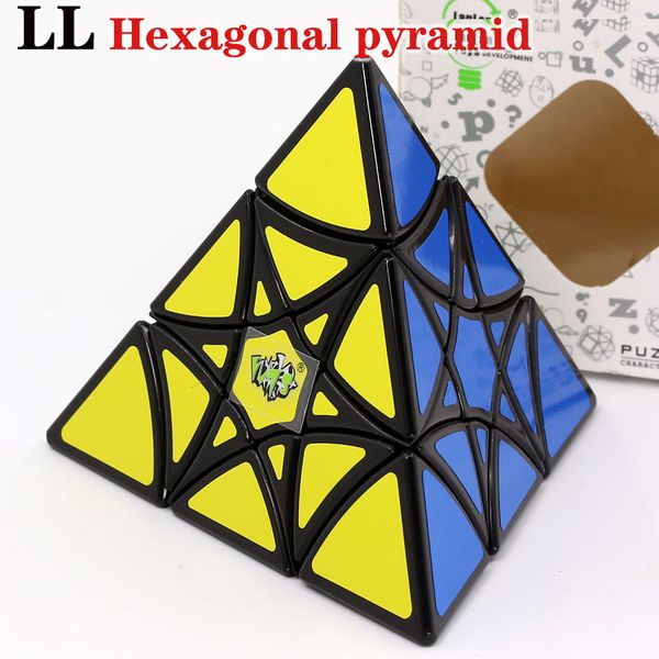 Magic puzzles LanLan cube Hexagonal pyramid cube pyramorphix special shape cube educational toy game cubes mastermorphix puzzle
Magic puzzles LanLan cube Hexagonal pyramid cube pyramorphix special shape cube educational toy game cubes mastermorphix puzzle