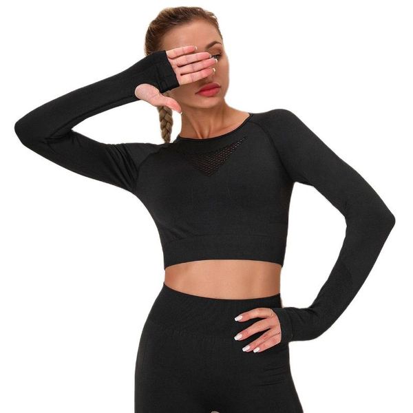yoga outfit shirt long sleeve crop womens workout open back gym sports activewear athletic shirts
yoga outfit shirt long sleeve crop womens workout open back gym sports activewear athletic shirts
