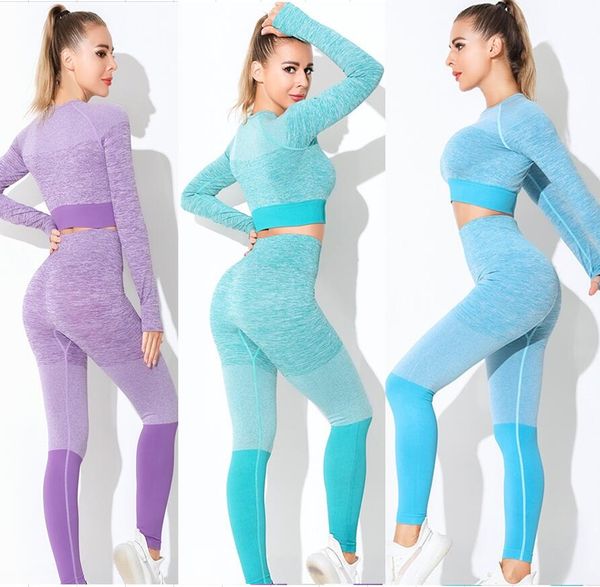 womens tracksuits sports suits pants designer yoga clothes sportswear fitness 2pcs t shirt leggings outfit yogaworld elastic tracksuit women, Gray
womens tracksuits sports suits pants designer yoga clothes sportswear fitness 2pcs t shirt leggings outfit yogaworld elastic tracksuit women, Gray