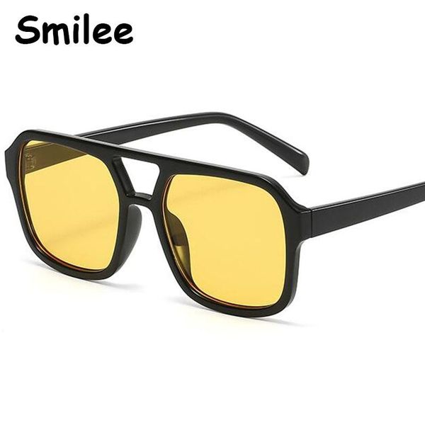sunglasses retro double bridge yellow square men designer summer shades pc ocean lens big sun glasses women uv400, White;black
sunglasses retro double bridge yellow square men designer summer shades pc ocean lens big sun glasses women uv400, White;black