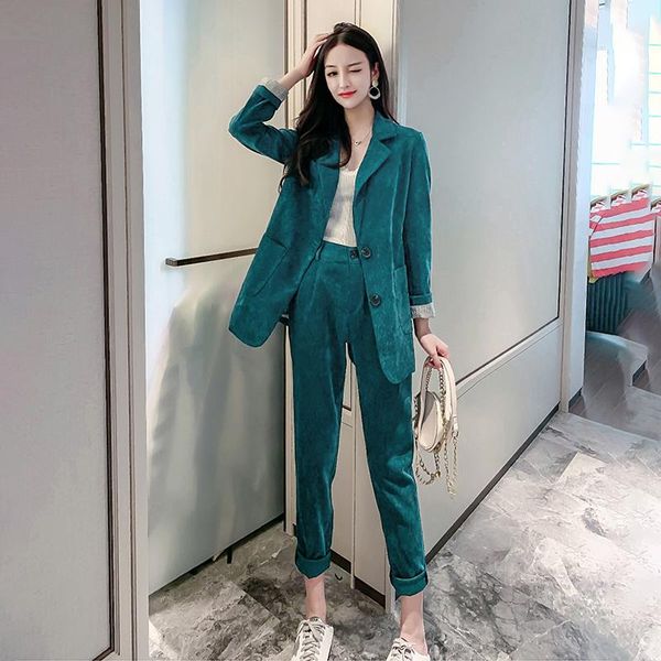 women's tracksuits spring autumn set korean version blazer two piece leisure time british style oversize all-match fashion, Gray
women's tracksuits spring autumn set korean version blazer two piece leisure time british style oversize all-match fashion, Gray