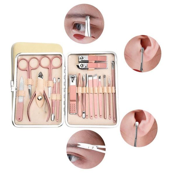 nail art kits 1 set stainless steel clipper cutter trimmer scissor tweezers knife ear pick grooming kit manicure pedicure tools
nail art kits 1 set stainless steel clipper cutter trimmer scissor tweezers knife ear pick grooming kit manicure pedicure tools