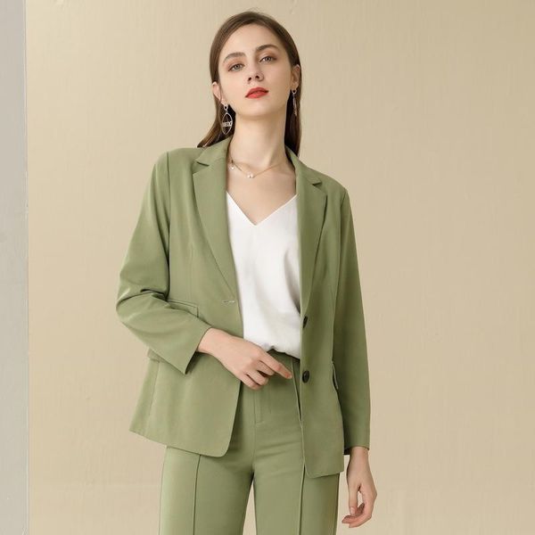 autumn 2021 women's clothing korean fashion slim professional single breasted solid color suit jacket jackets, Black;brown
autumn 2021 women's clothing korean fashion slim professional single breasted solid color suit jacket jackets, Black;brown