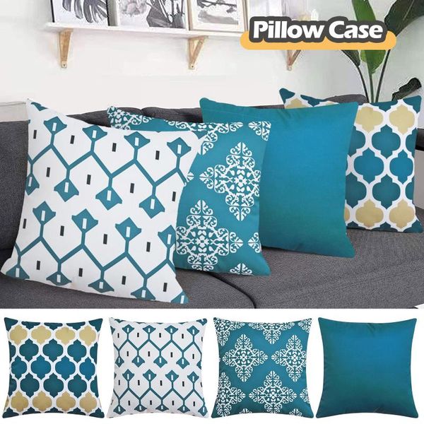 cushion/decorative pillow throw covers set of 4 cotton home decor square geometric abstract