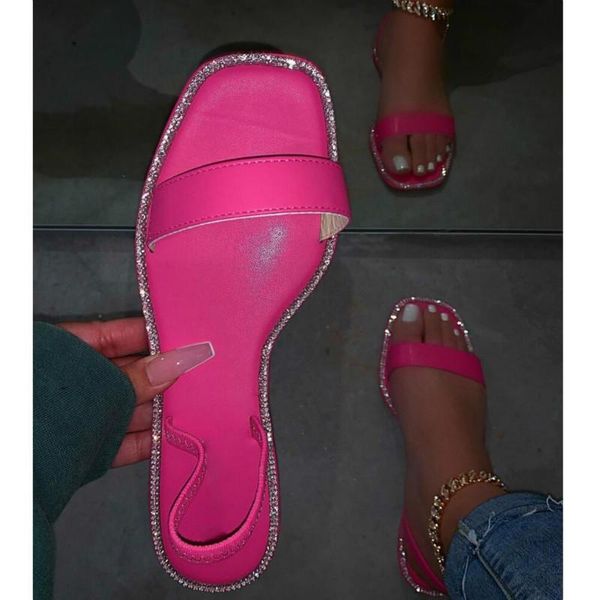 slippers shiny crystal seaside party slides woman 2021 summer large size flat with back strap lady female footwear, Black
slippers shiny crystal seaside party slides woman 2021 summer large size flat with back strap lady female footwear, Black