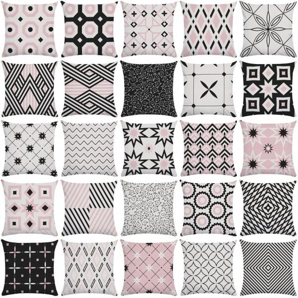 pink pillow case black geometric stripe curve pillowcase soft cover plush cushion throw for living room sofa cushion/decorative
pink pillow case black geometric stripe curve pillowcase soft cover plush cushion throw for living room sofa cushion/decorative