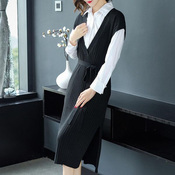 casual dresses 2xl 3 colors brand dress spring fall women ol commuter v-neck sleeveless knit sashes long a-line female, Black;gray
casual dresses 2xl 3 colors brand dress spring fall women ol commuter v-neck sleeveless knit sashes long a-line female, Black;gray