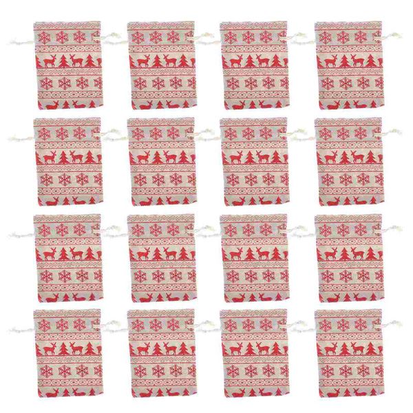 gift wrap 24pcs cotton linen xmas drawstring bag christmas countdown day pouch 
gift wrap 24pcs cotton linen xmas drawstring bag christmas countdown day pouch