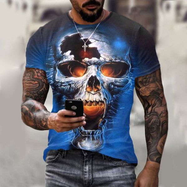 Undead team pattern men's 3D printed T-shirt visual impact party top streetwear punk gothic round neck high quality American muscle sty, White;black
Undead team pattern men's 3D printed T-shirt visual impact party top streetwear punk gothic round neck high quality American muscle sty, White;black