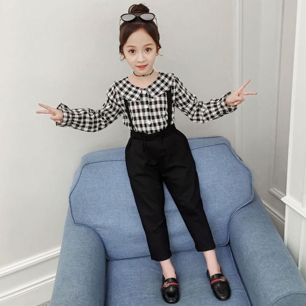 spring and autumn girls suit 12 children's clothing 11 children 7 student novel strap pants two pieces sets 8 kids 10 years old, White
spring and autumn girls suit 12 children's clothing 11 children 7 student novel strap pants two pieces sets 8 kids 10 years old, White