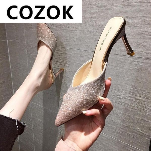 sandals 2021 summer fashion pointed high heel women's outdoor set foot comfortable light party dress stiletto heels, Black
sandals 2021 summer fashion pointed high heel women's outdoor set foot comfortable light party dress stiletto heels, Black