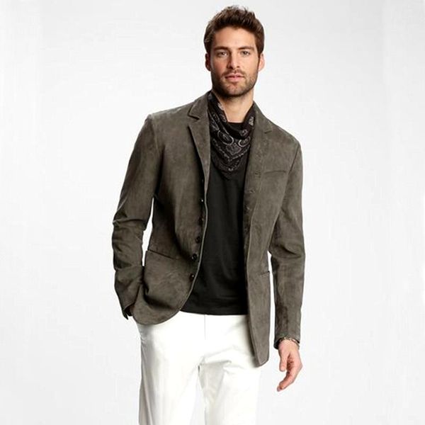men's leather & faux a luxury paritysuede goatskin buttons more suit built-in modelling of wire, Black
men's leather & faux a luxury paritysuede goatskin buttons more suit built-in modelling of wire, Black