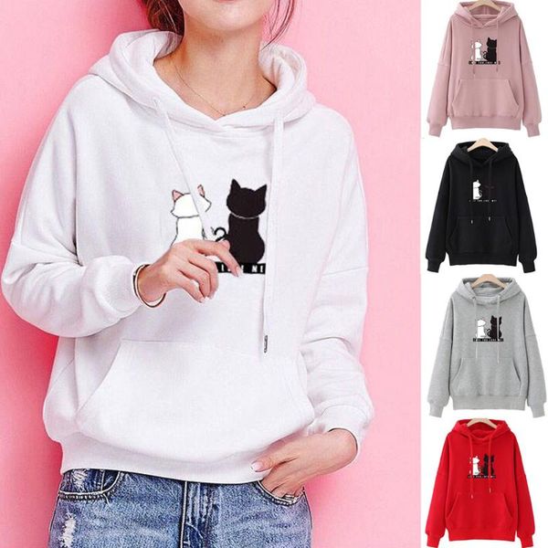 women's hoodies & sweatshirts print hooded sweatshirt long-sleeved womens long sleeve hoodie casual fashion winter autumn, Black
women's hoodies & sweatshirts print hooded sweatshirt long-sleeved womens long sleeve hoodie casual fashion winter autumn, Black