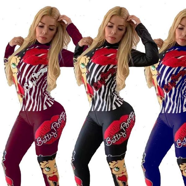 nm8031 autumn tracksuit outfits cut womens tracksuits cartoon untidy young casual fashion full sleeve long pants women slim 2, Gray
nm8031 autumn tracksuit outfits cut womens tracksuits cartoon untidy young casual fashion full sleeve long pants women slim 2, Gray